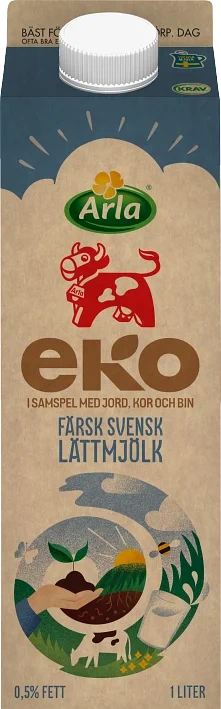 Färsk lättmjölk 0.5%