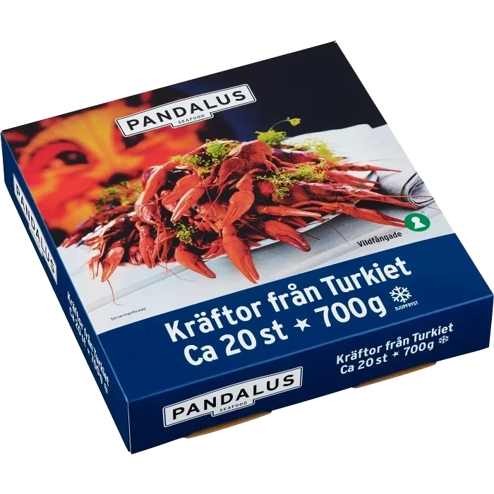 Kräftor Fryst 20-p 700g Pandalus