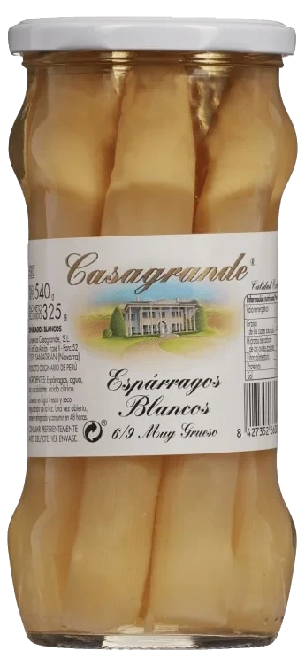 Asparges Hvit 540g Casagrande
