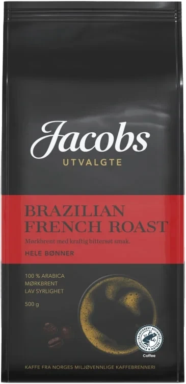 Brazilian French Roast Hele Bønner 500g Jacobs