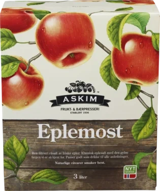 Eplemost Klar 3l Bib Askim Frukt – og Bærpresseri