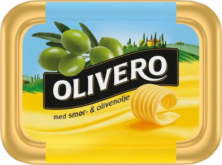 Olivero Smør Beger & Olivenolje 400g