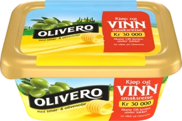 Olivero Smør&Olivenolje 400g