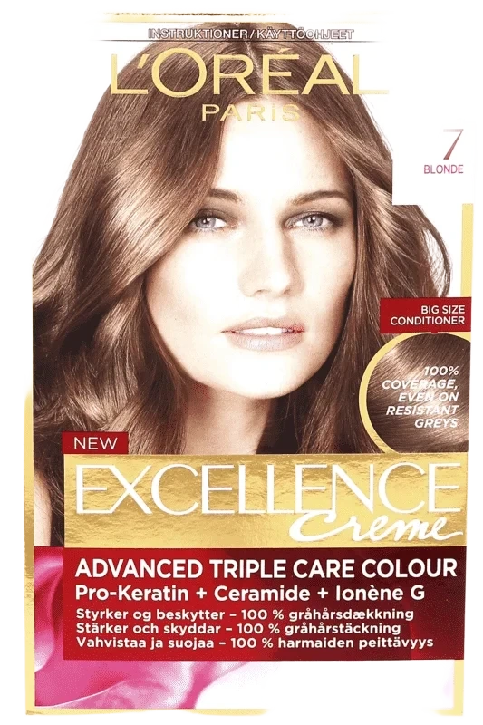 Excellence 7 Blonde Permanent Hårfärg