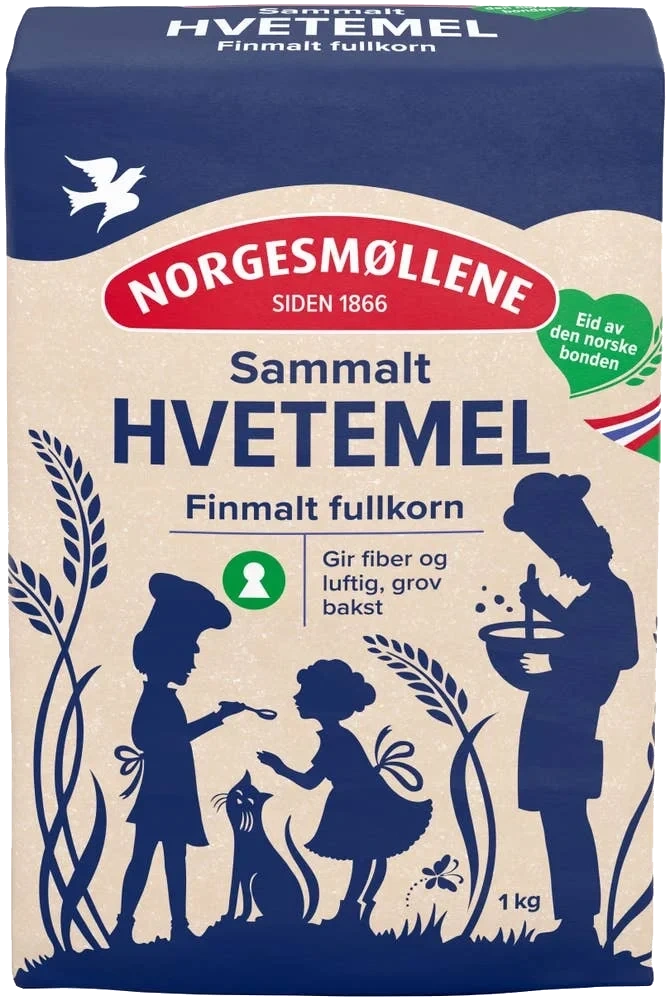 Sammalt hvetemel