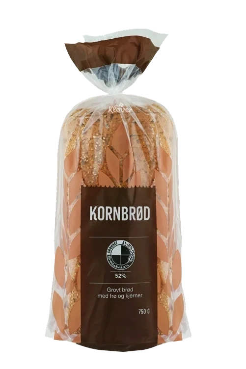 Kornbrød Skåret 750 g Kløverbakeriet