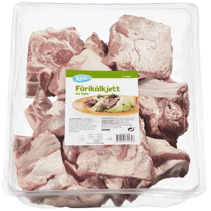 X-tra Fårikålkjøtt ca 1,8kg