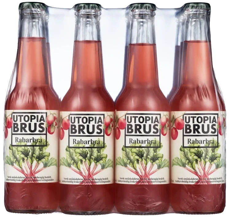 Utopiabrus Rabarbra 0,275lx12 flaske