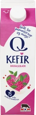 Kefir Bringebær 1kg Q
