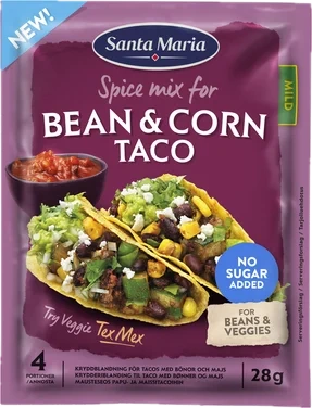 Bean & Corn Taco Spice Mix 28g Santa Maria
