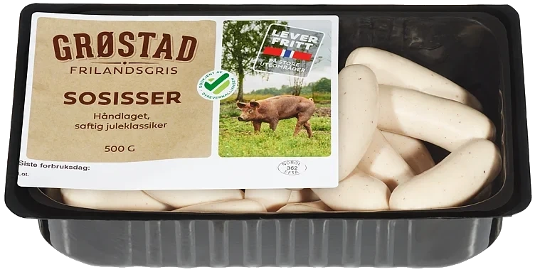 Sosisser 500g Grøstad