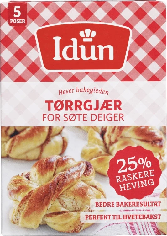Idun Tørrgjær Søte Deiger 60g