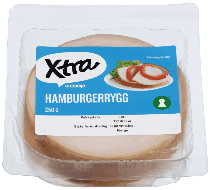 X-tra Hamburgerrygg 250g