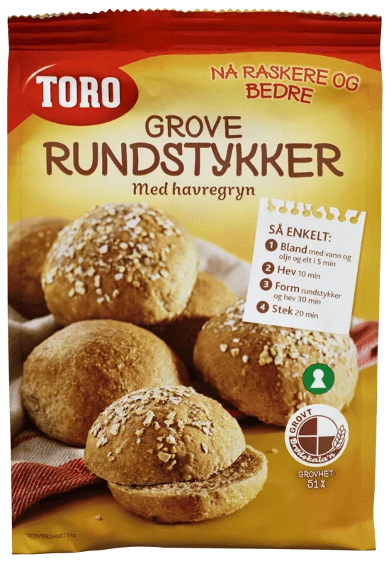 Toro Grove Rundstykker 568g