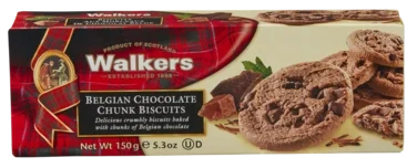 Sjokoladekjeks Belgisk 150g Walkers