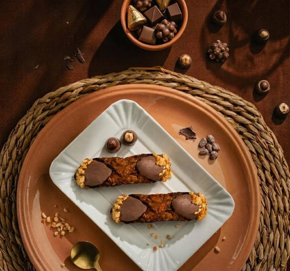 Cannoli med Giandujacreme