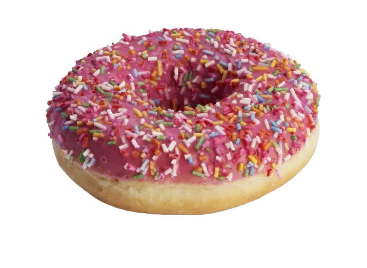 Donut Rosa m/Strøssel