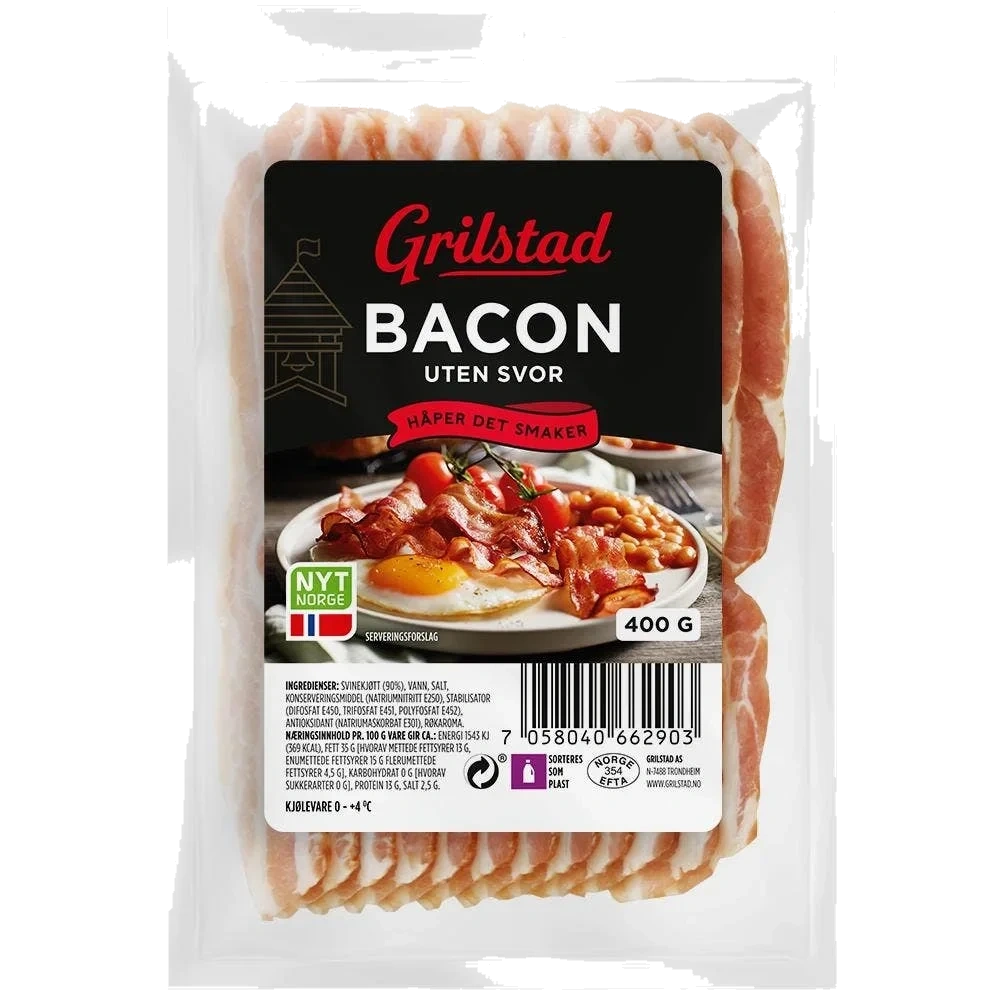 Bacon uten svor