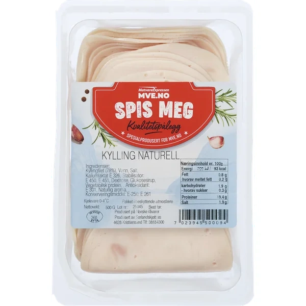 Spis Meg Kylling Naturell 500g