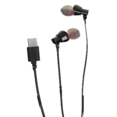 Ultralette In-ear Stereo Ørepropper m/Mikrofon og Volumkontr