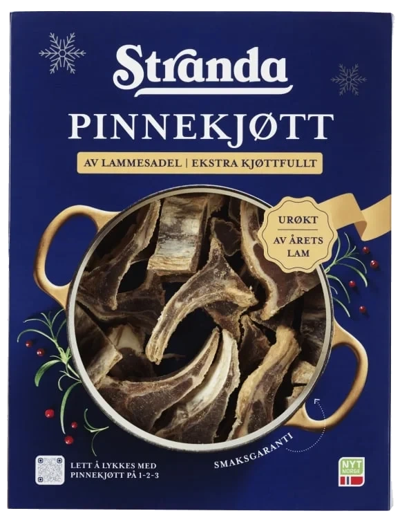 Pinnekjøtt Urøkt Av Lammesadel Ca1,5kg Stranda