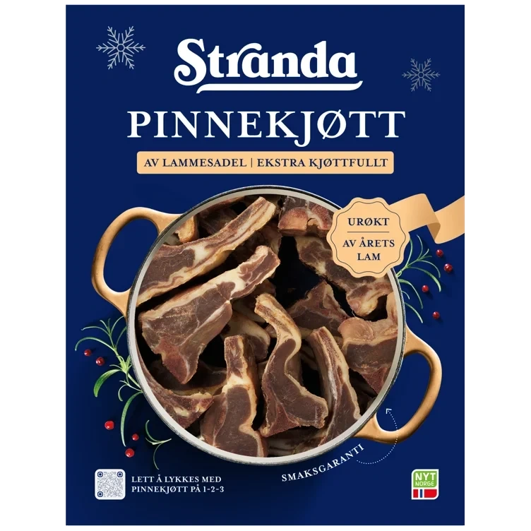 Pinnekjøtt Urøkt Av Lammesadel Ca1,5kg Stranda