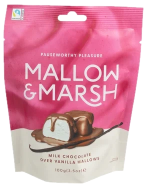 Marshmallows Sjokolade & Vanilje 100g Mallow & Marsh