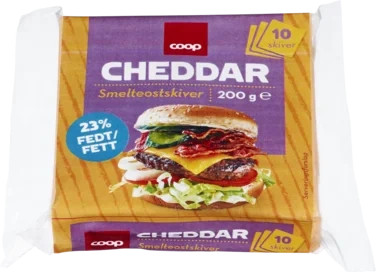 Processed Cheese Cheddar, 10 Slices