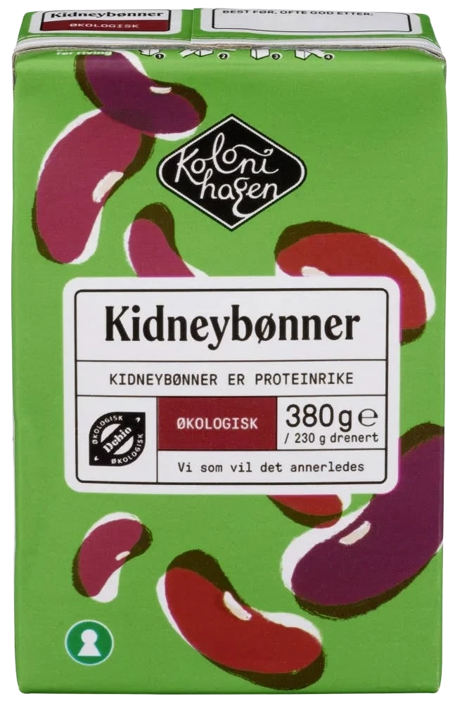 Kidneybønner Økologisk, 380 g