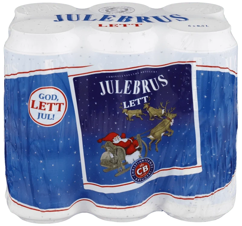 Julebrus Lett 6stk x 0,5l