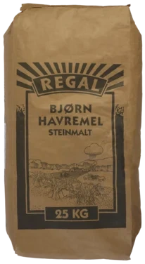 Steinmalt Havremel 25kg Sekk Regal