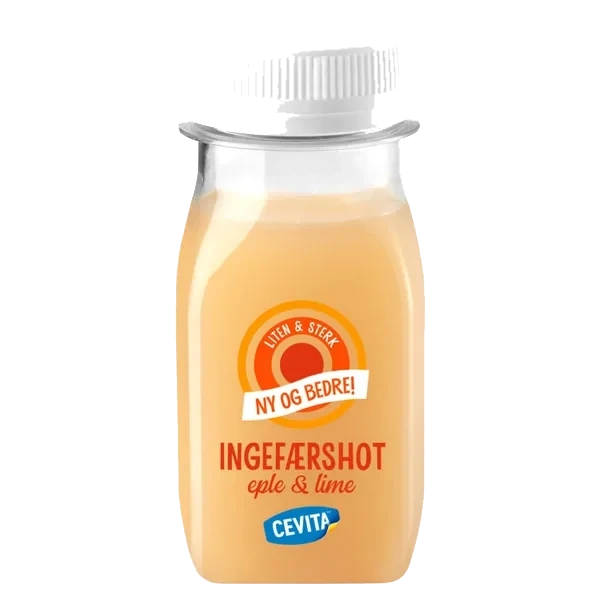 Ingefærshot Eple&Lime 100ml Cevita