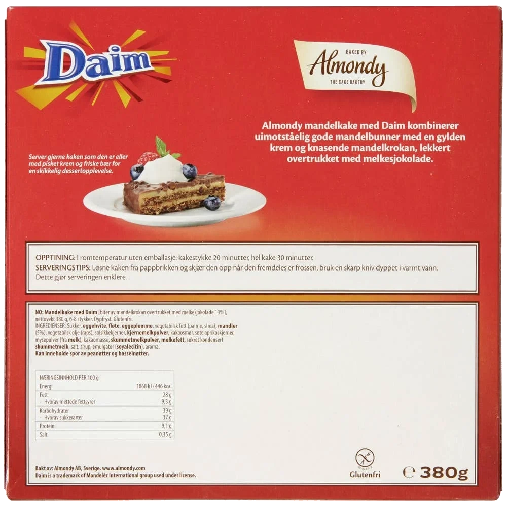 Mandelkake Daim