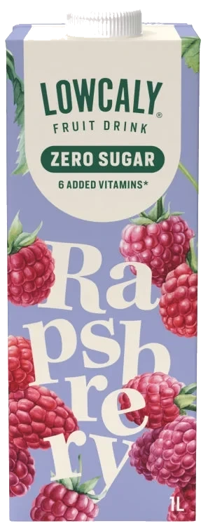 Lowcaly Fruktdrikk Raspberry 100cl