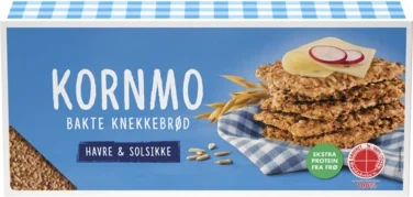 Kornmo Knekkebrød Havre&Solsik 200g