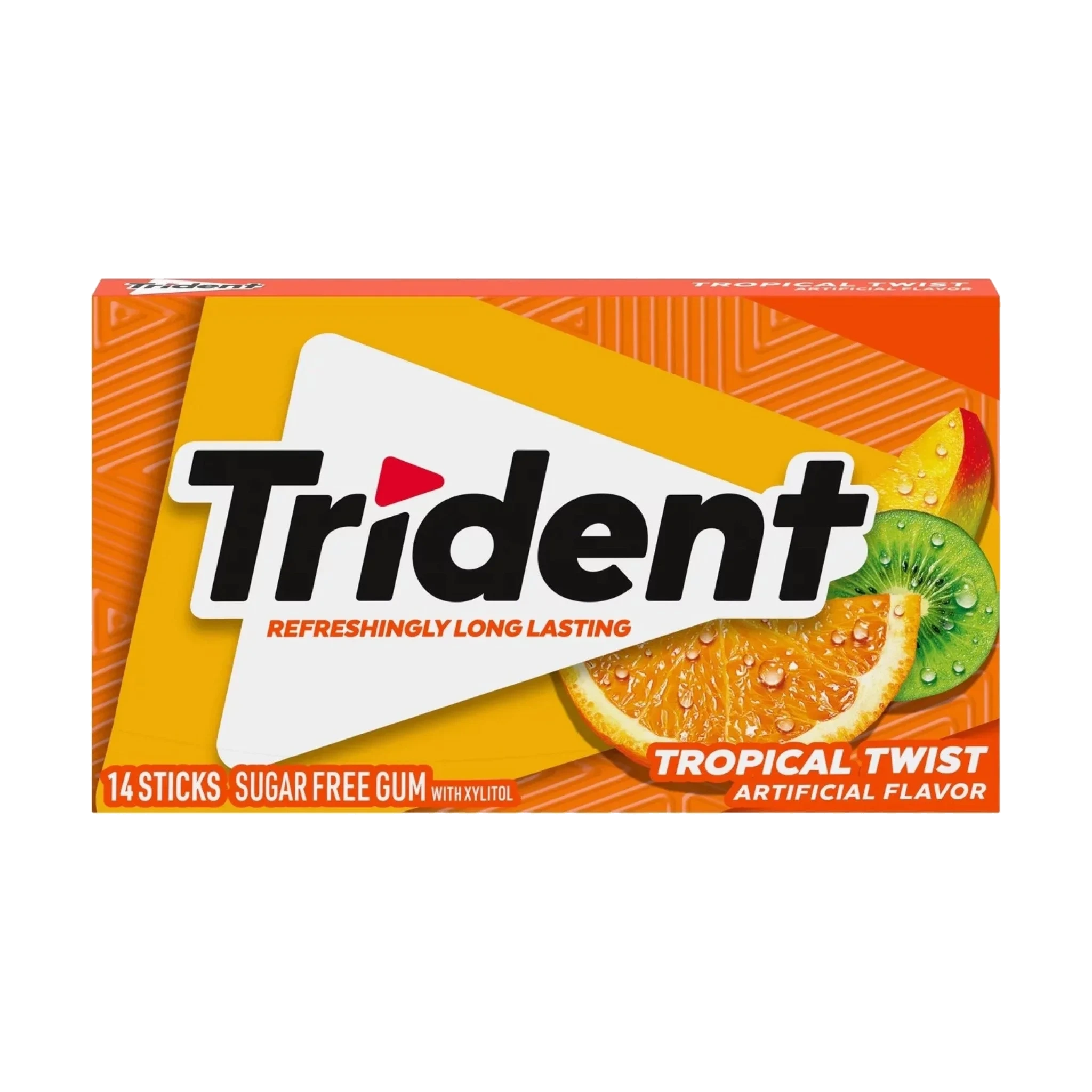 Trident Tropical Twist Gum (14 tyggiser) DATOVARE