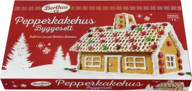 Pepperkakehus Byggesett 385g Berthas