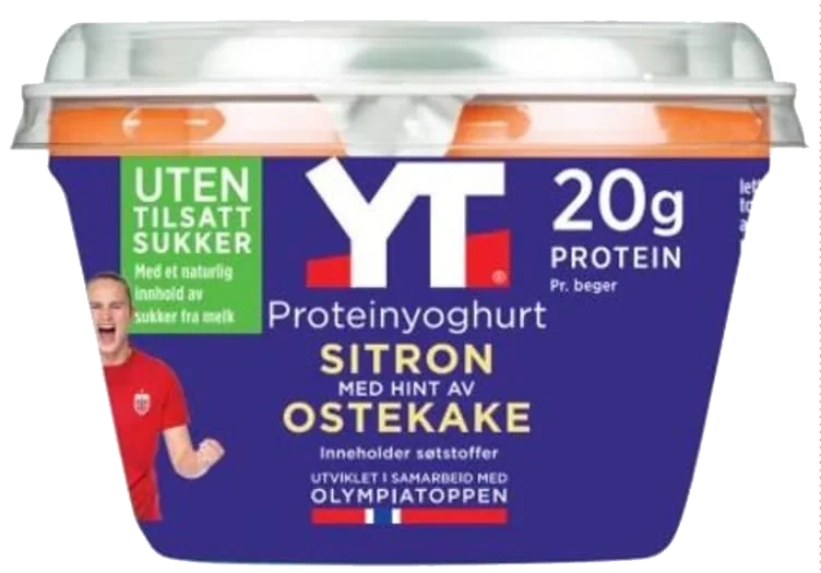 Yt Protein Yoghurt Sitron uten 200g Tine