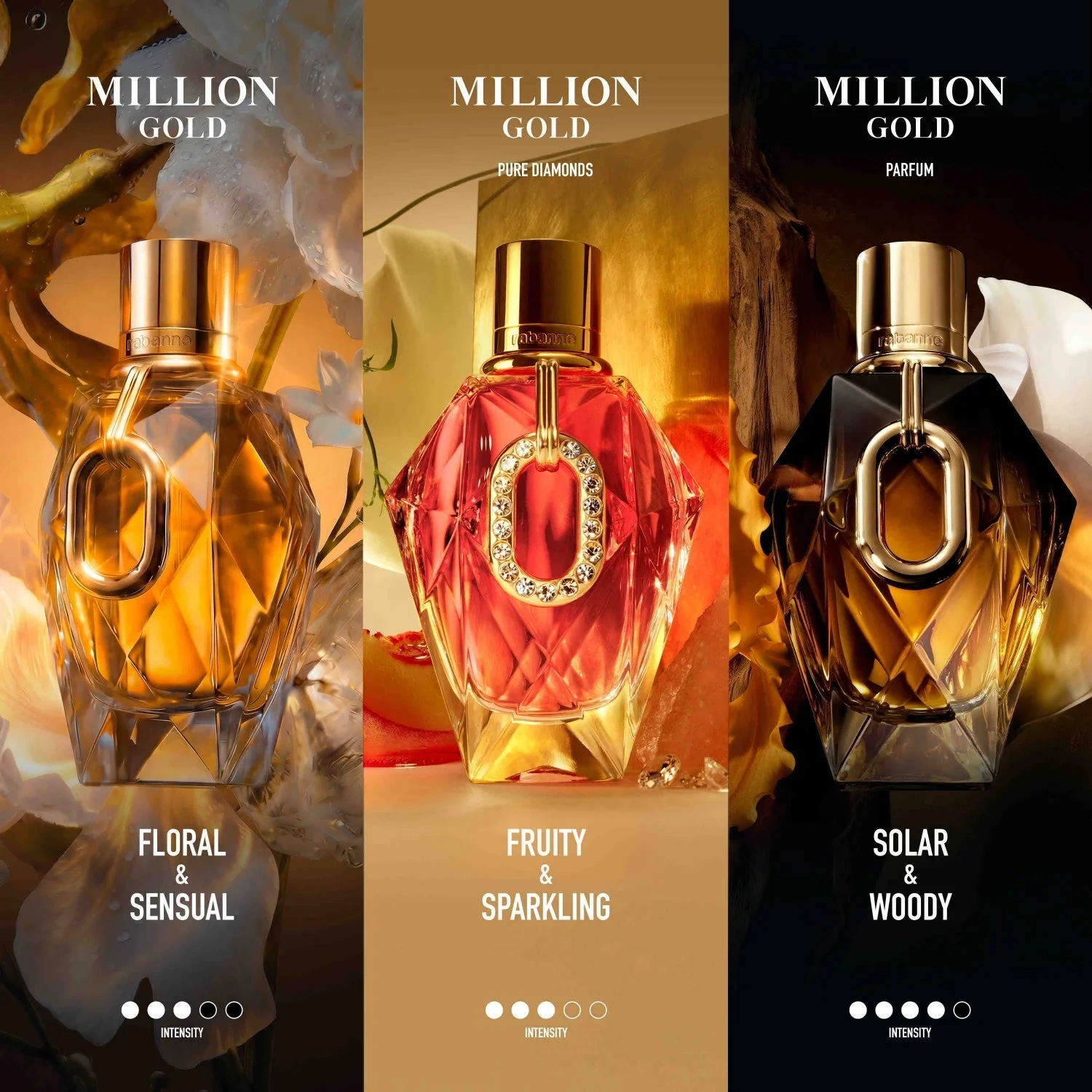 RABANNE Million Gold For Her Pure Diamonds