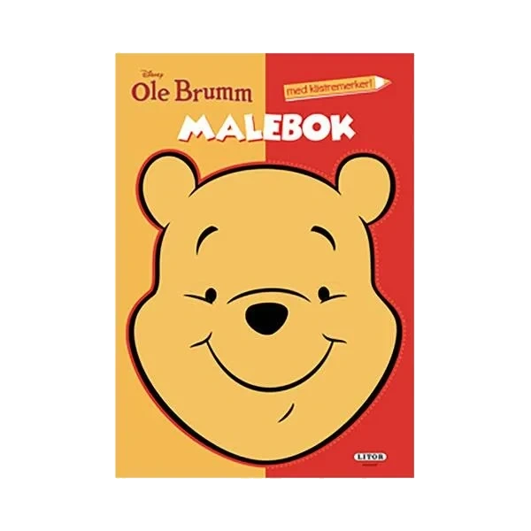 Ole Brumm Malebok med Klistremerker