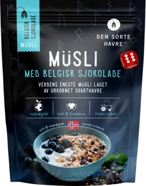 Musli m/Belgisk Sjokolade 400g Dsh