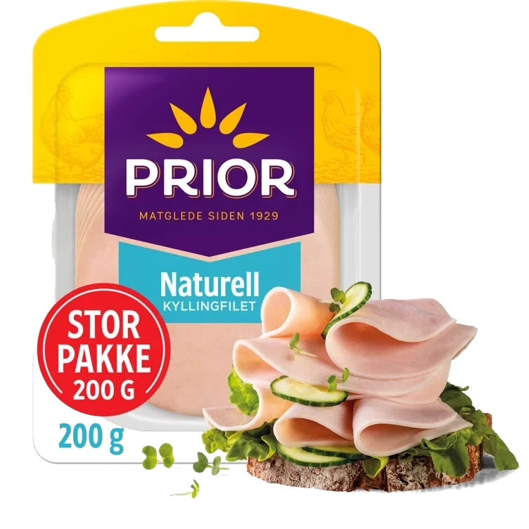 Kyllingfilet Naturell 200g Prior