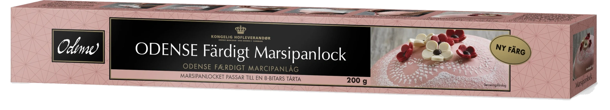 Marsipanlock Rosa