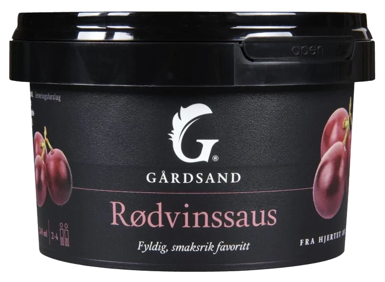 Rødvinsaus Fersk 240ml Gårdsand