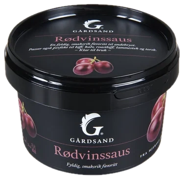 Rødvinsaus Fersk 240ml Gårdsand