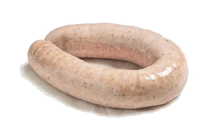 Grov julepølse av utegris