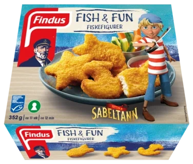 Fish&Fun Fiskefigurer 352g Findus