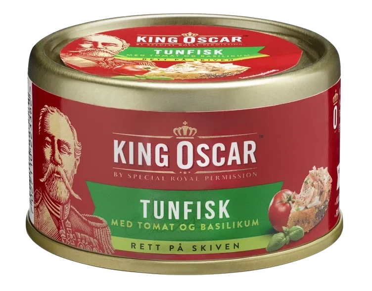 King Oscar Tunfisk Tomat & Basilikum 85 g