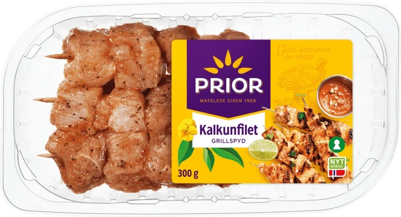 Prior Kalkun Grillspyd 300g