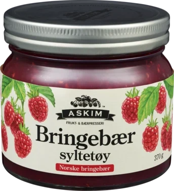Bringebærsyltetøy 370g Askim Frukt og Bærpresseri